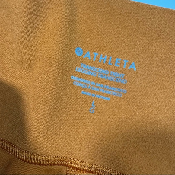 Athleta Transcend Tight Legging Canyon Orange - Picture 5 of 8